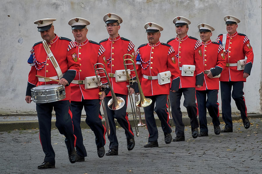 Prague Castle Guard Band Photograph by Stuart Litoff