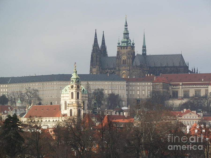 Prague Castle in January Photograph by Margaret Brooks