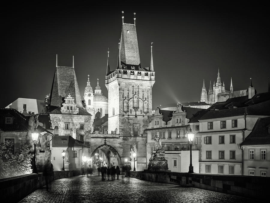 Prague - Charles Bridge Photograph by Alexander Voss