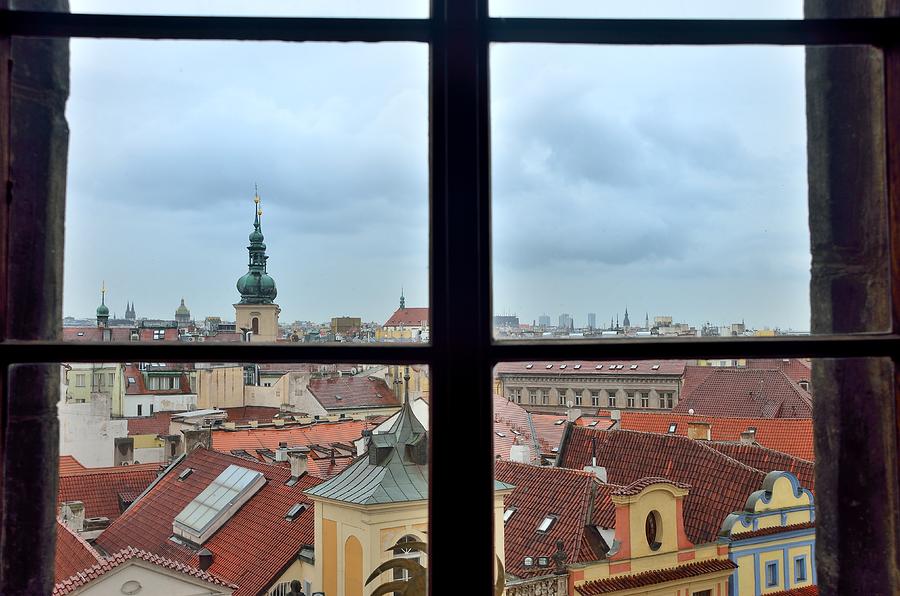 Prague from Old Town Hall Tower Photograph by Steven Richman