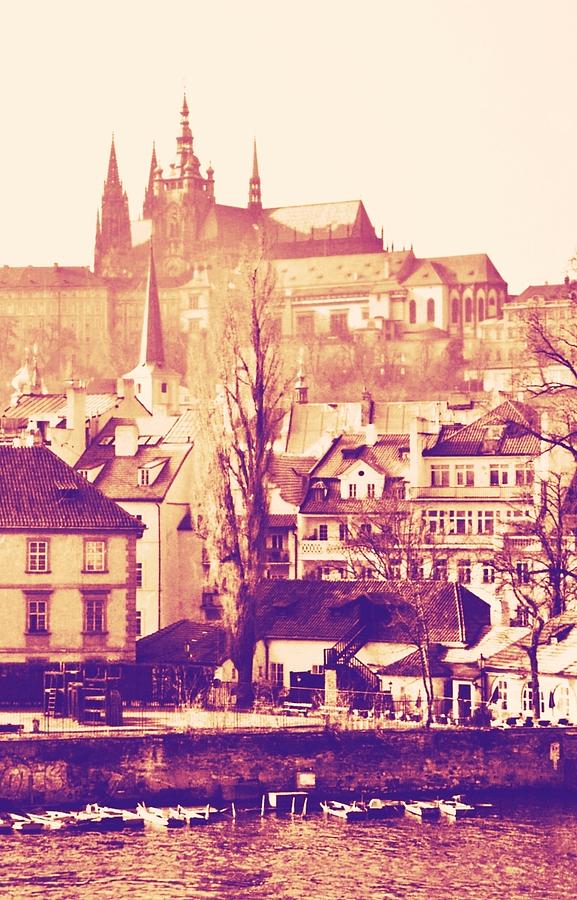 Prague in Amber Photograph by Nigel Radcliffe