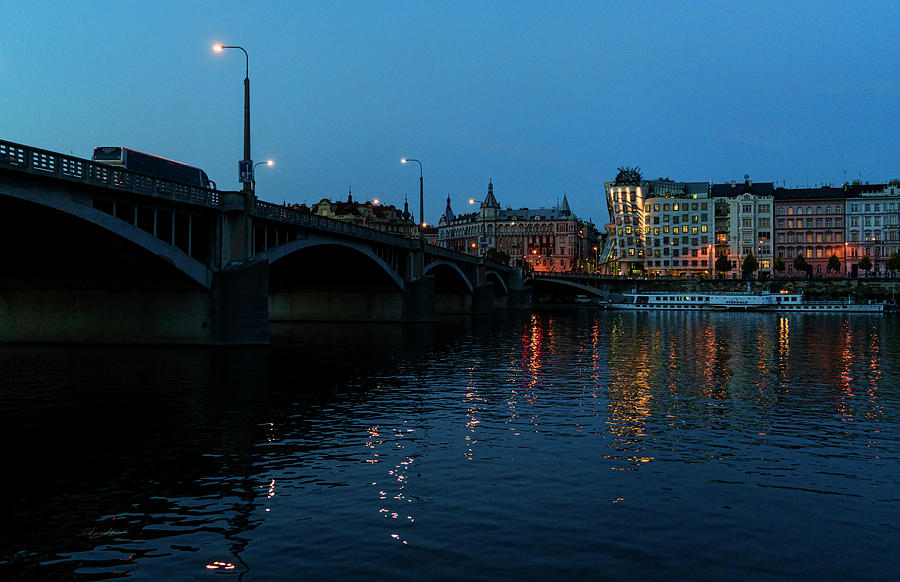 Prague Nights Photograph by Sharon Popek