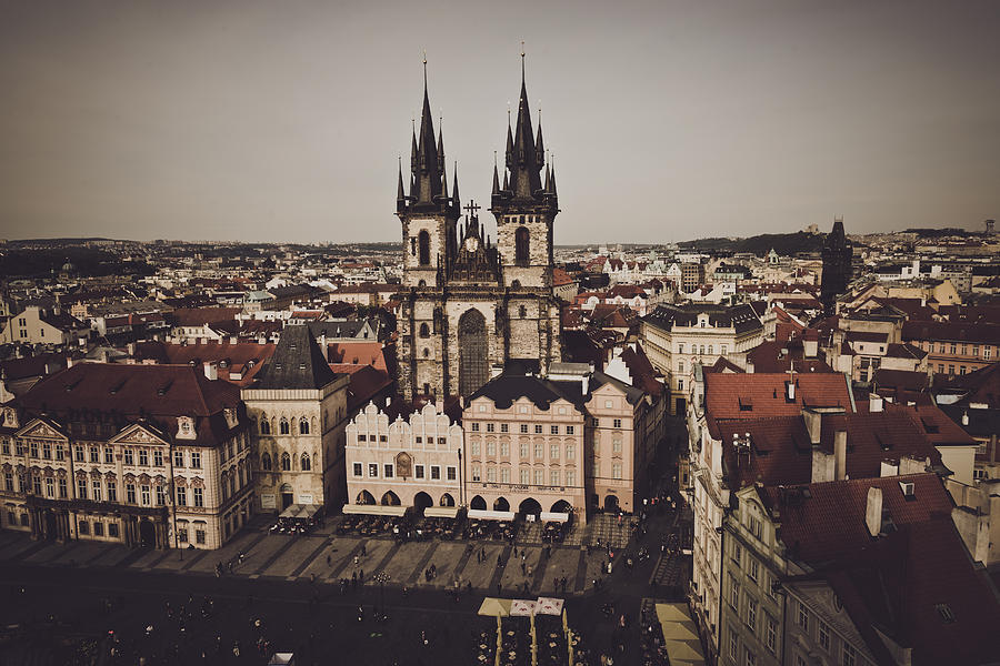 Prague Old Town Hall in Czech Republic Photograph by Brandon Bourdages