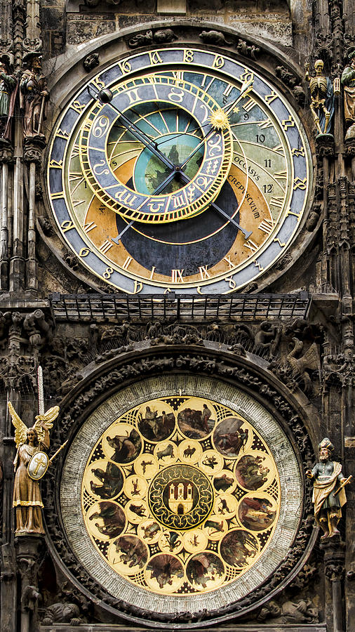 Prague Orloj Photograph by Heather Applegate