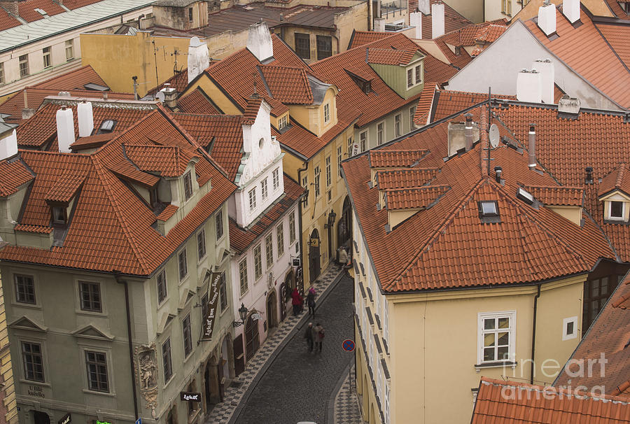 Prague Rooftops Photograph by Juli Scalzi