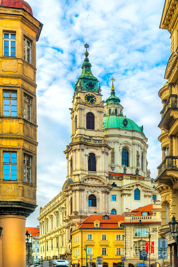 Prague - St. Nicholas Cathedral  Photograph by Luciano Mortula