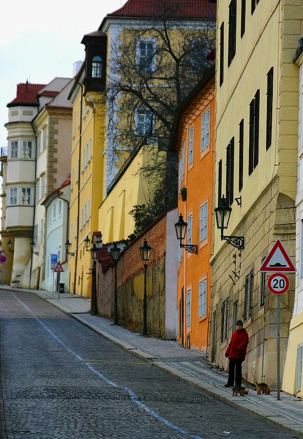 Prague Photograph - Prague Street by Rick Macomber