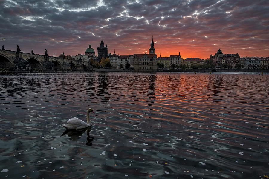 Prague Sunrise Photograph by Stuart Litoff