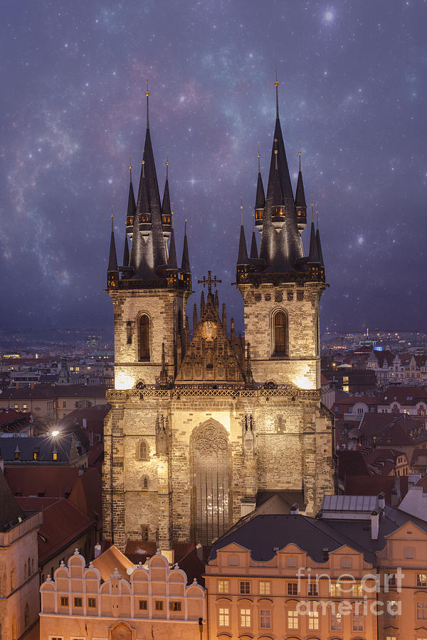Prague.  Tyn Church Photograph by Juli Scalzi