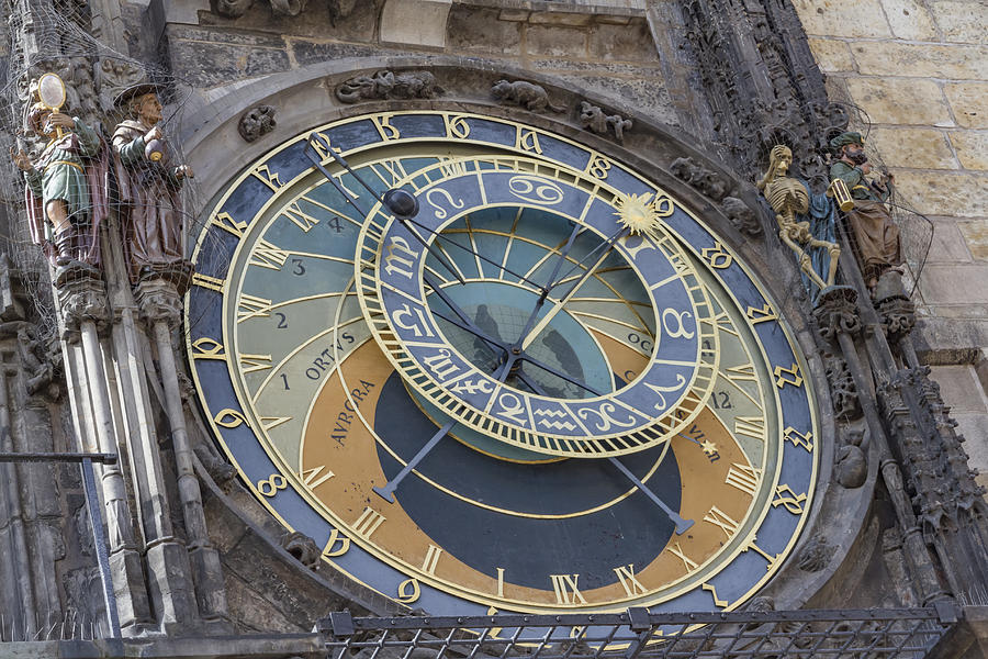 Pragues Astronomical Clock Photograph by Josef Pittner