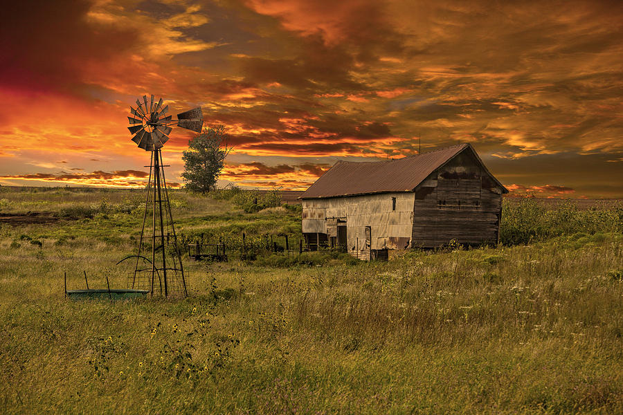 Prairie Barn Photograph by Jonas Wingfield
