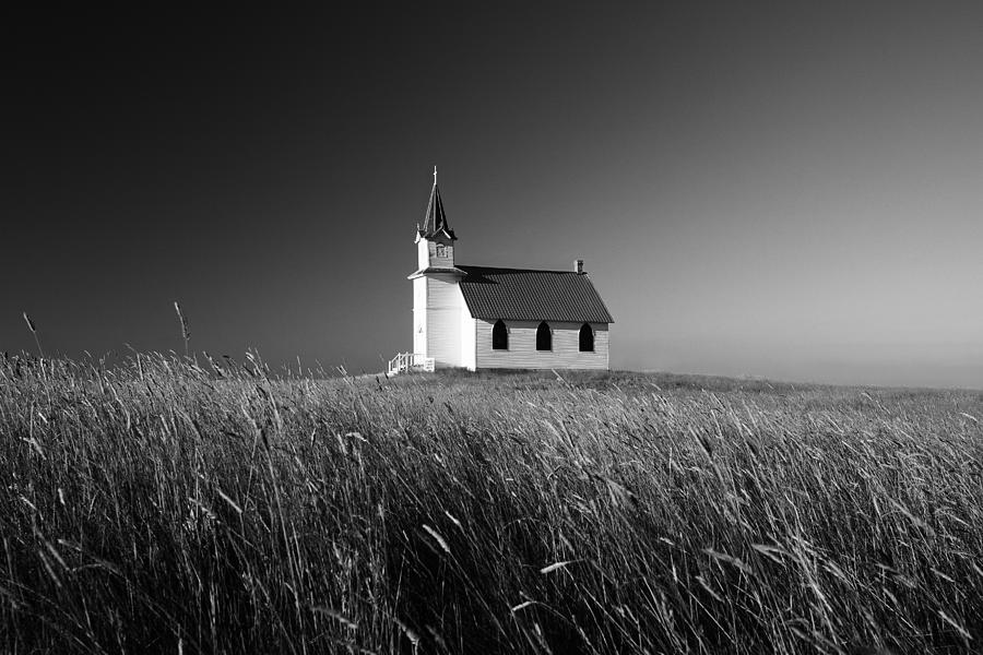 Prairie Chapel Photograph by Todd Klassy