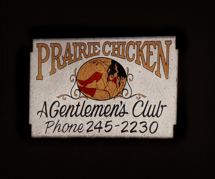 Prairie Chicken Gentlemens Club Photograph by Cathy Anderson