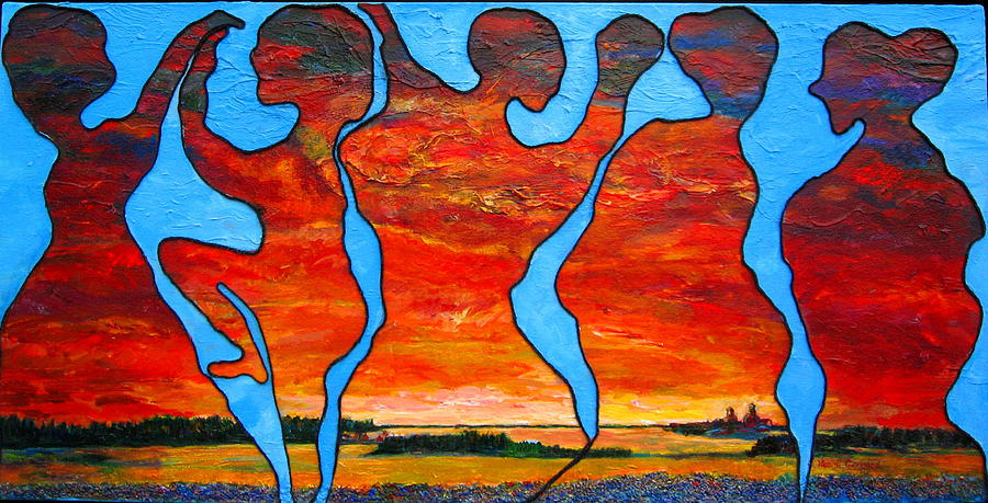 Prairie Energy Painting by Naomi Gerrard
