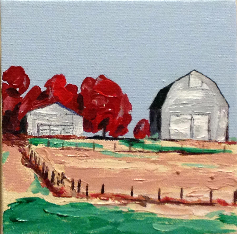 Prairie Fall Painting by Kevin Callahan