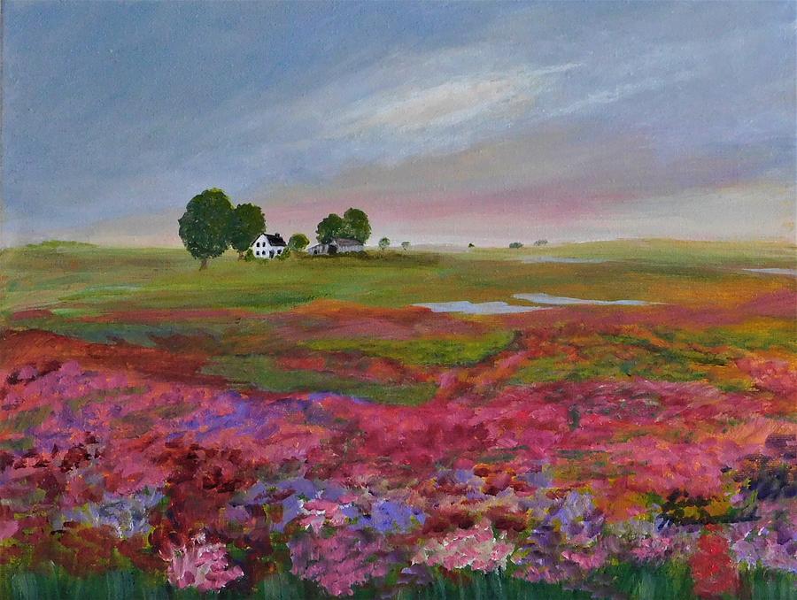 Prairie Farm Painting by Lisa MacDonald