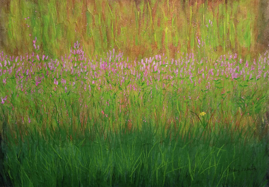 Prairie Flower Melody Mixed Media by Mary Martin
