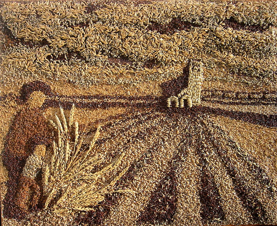 Prairie Harvest Painting by Naomi Gerrard