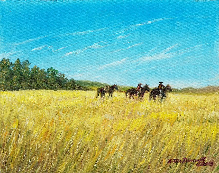 Prairie Journey Painting by Kathleen McDermott