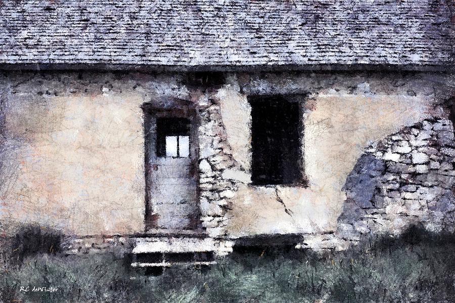 Prairie Relic Painting by RC DeWinter