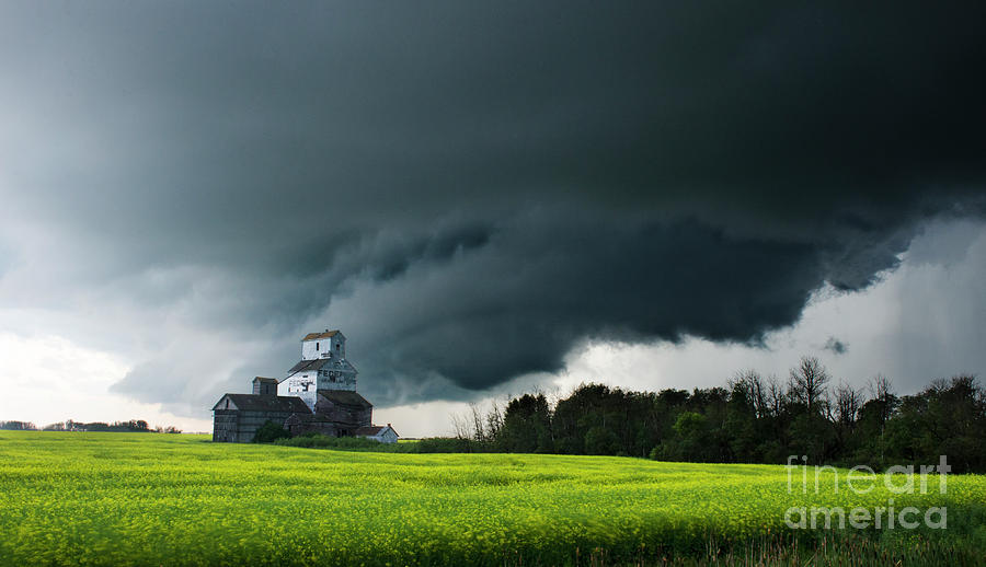 Prairie Storm Photograph by Bob Christopher