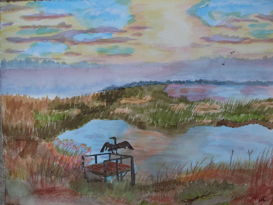 Prairie Sunrise Painting by Warren Thompson