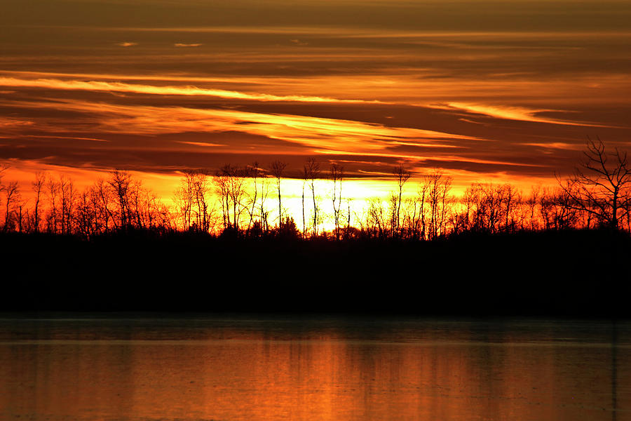 Sunset Photograph - Prairie Sunset by Ryan Crouse