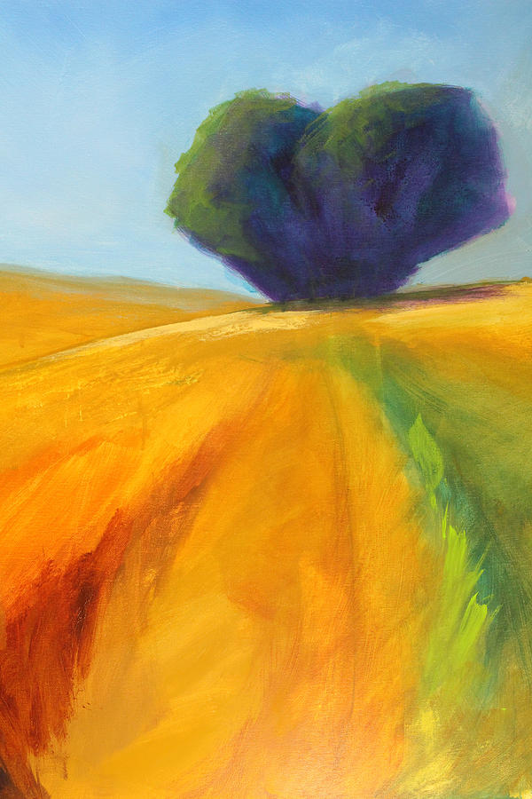 Prairie Tree Painting by Nancy Merkle