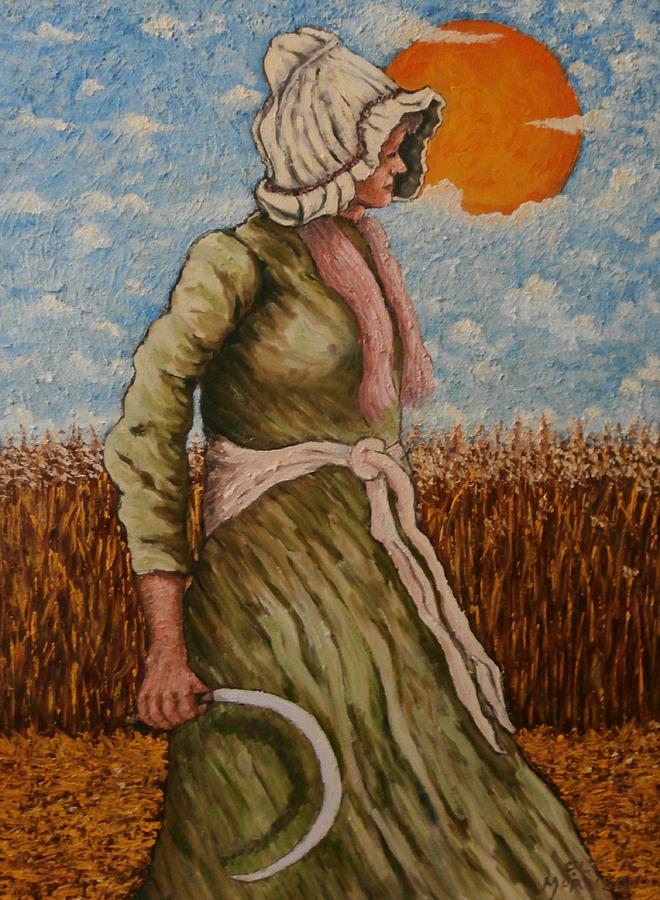 Prairie Woman Painting by Frank Morrison