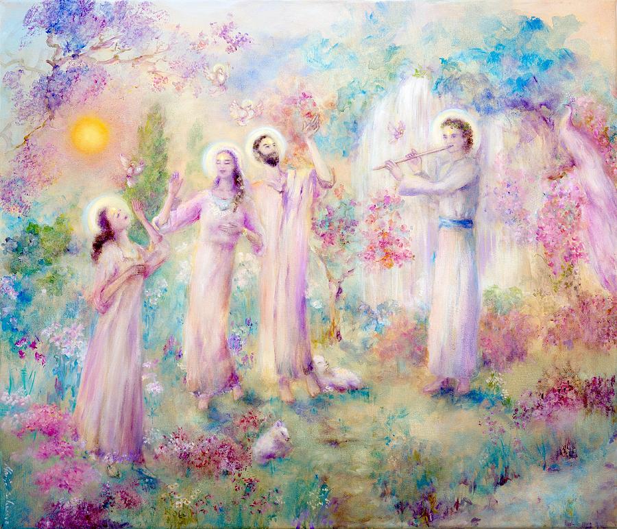 Praising God Painting by Marija Schwarz | Fine Art America