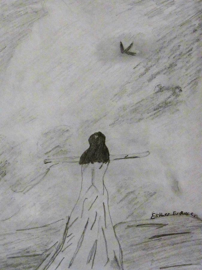 Praising the Almighty Drawing by Esther Race - Fine Art America