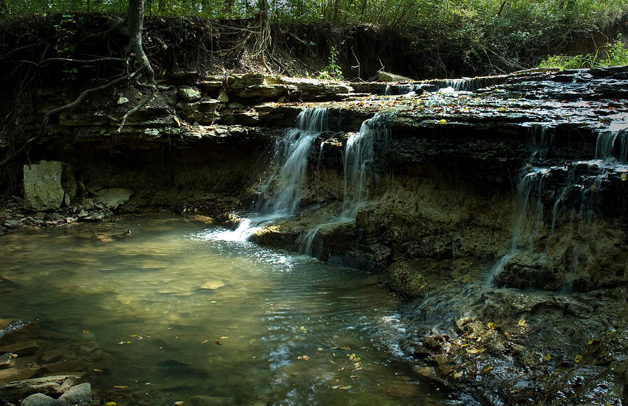Prather Creek Waterfall Photograph by Fred Lassmann