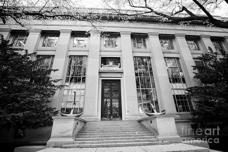 Boston Photograph - pratt school of naval architecture and marine engineering MIT massachusetts institute of technology  by Joe Fox