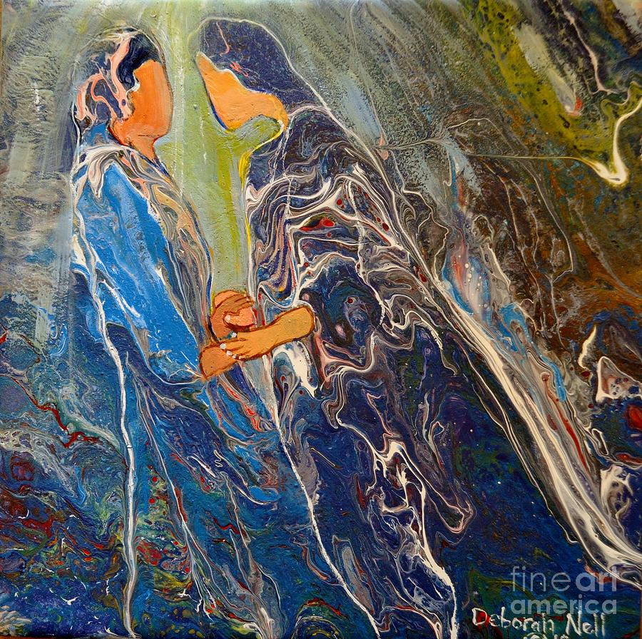 Prayer Painting - Pray For One Another by Deborah Nell