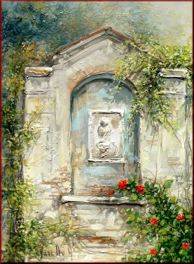 Still Life Painting - Pray Madonnina by Antonia Varallo 