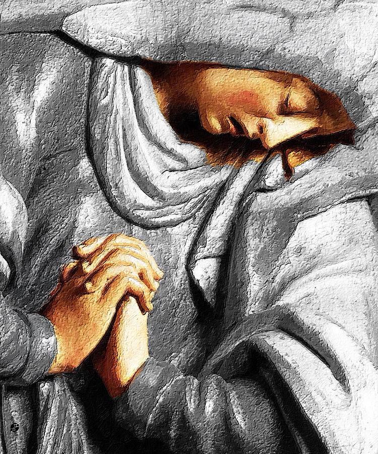 Pray Painting by Tony Rubino