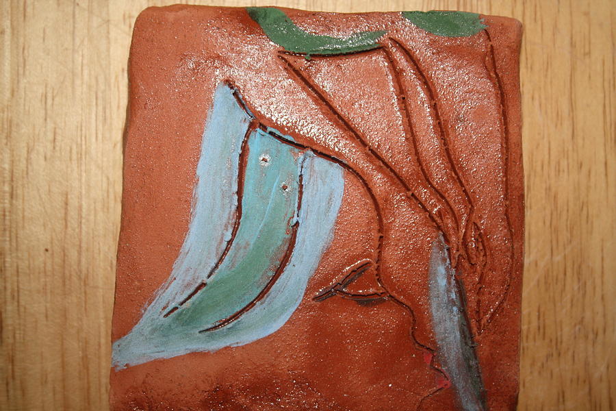 Prayer 21 - Tile Ceramic Art by Gloria Ssali