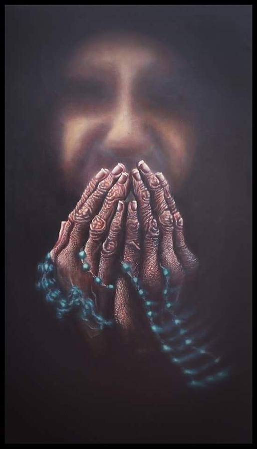 Prayer in motion Painting by Samantha Couto | Fine Art America