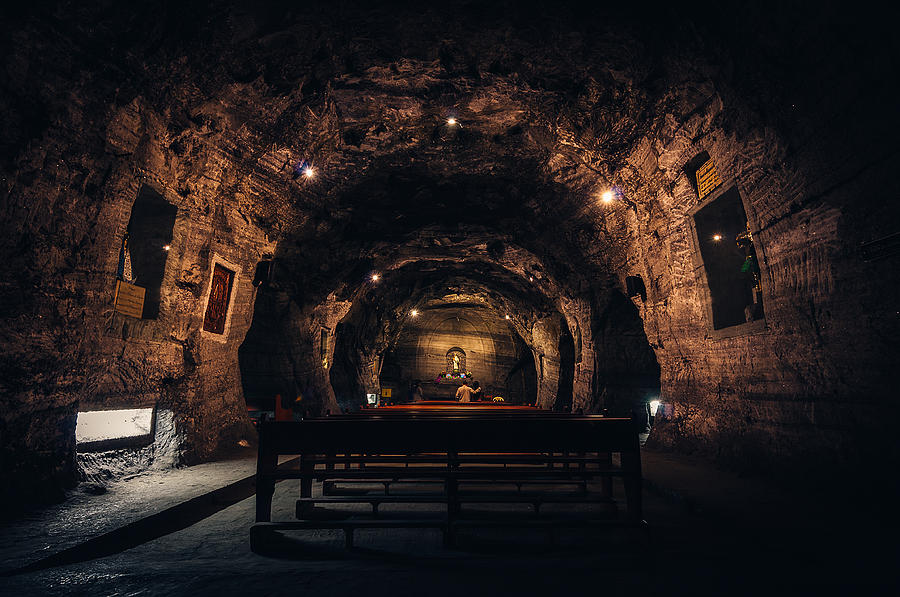 Prayer in the Mines Photograph by Jose Vazquez