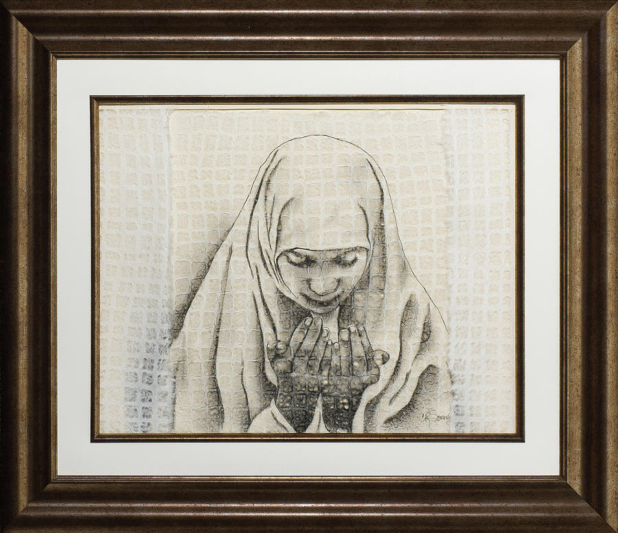 Prayer Little Sister Drawing by Carmen R Sonnes Prayer Little Sister Drawing by Carmen R Sonnes