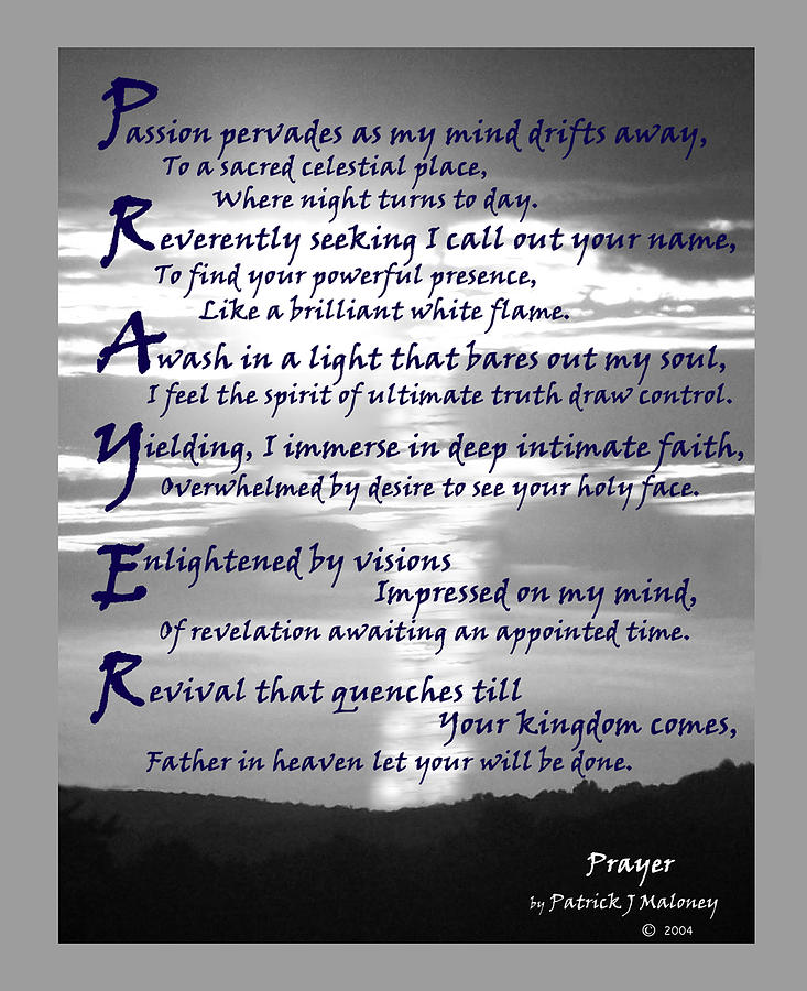 Prayer Mixed Media by Patrick J Maloney