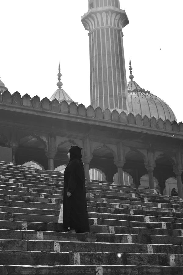 Black And White Photograph - Prayer by Sumit Mehndiratta