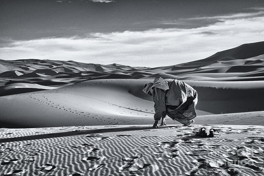 Its Prayer Time in the Sahara Photograph by Rene Triay FineArt Photos