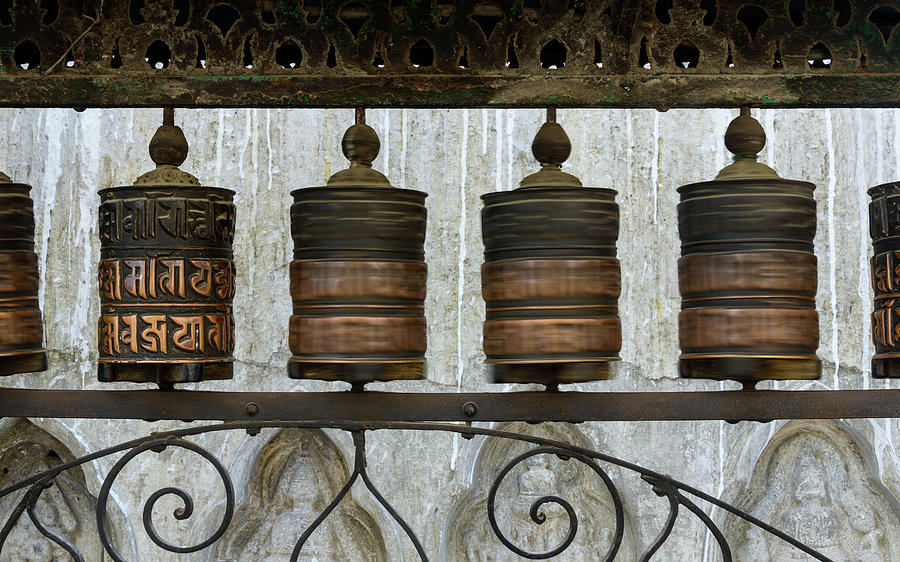 Prayer wheels in Kathmandu Photograph by Dutourdumonde Photography