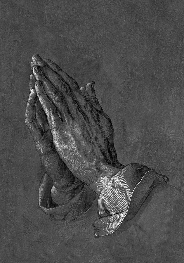 Albrecht Durer Drawing - Praying Hands 1508 by Movie Poster Prints