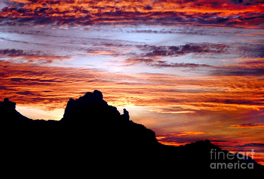 Praying Monk, Camelback Mountain, Phoenix Arizona Photograph by Wernher Krutein