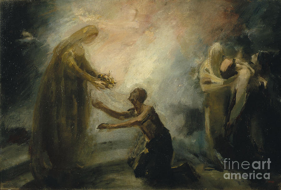 Praying Painting by MotionAge Designs