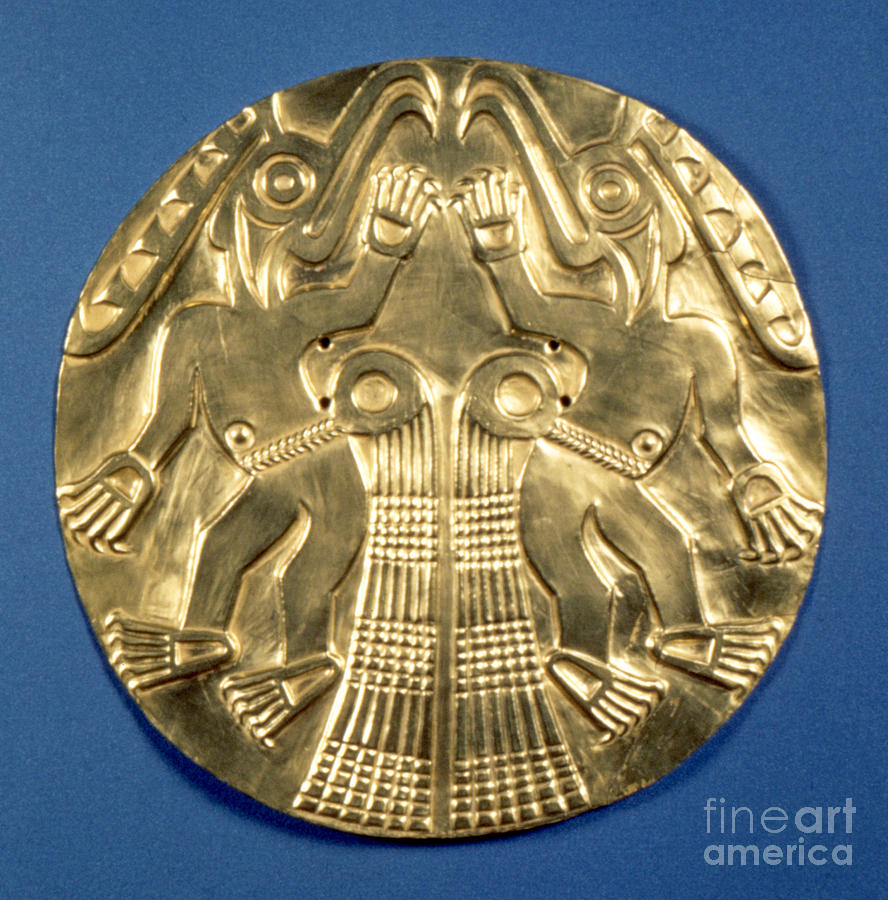 Pre-columbian Gold, 1000 Ad Photograph by Granger