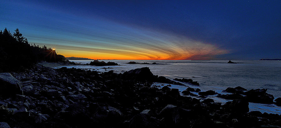Pre Dawn at Quoddy Head State Park Photograph by Marty Saccone