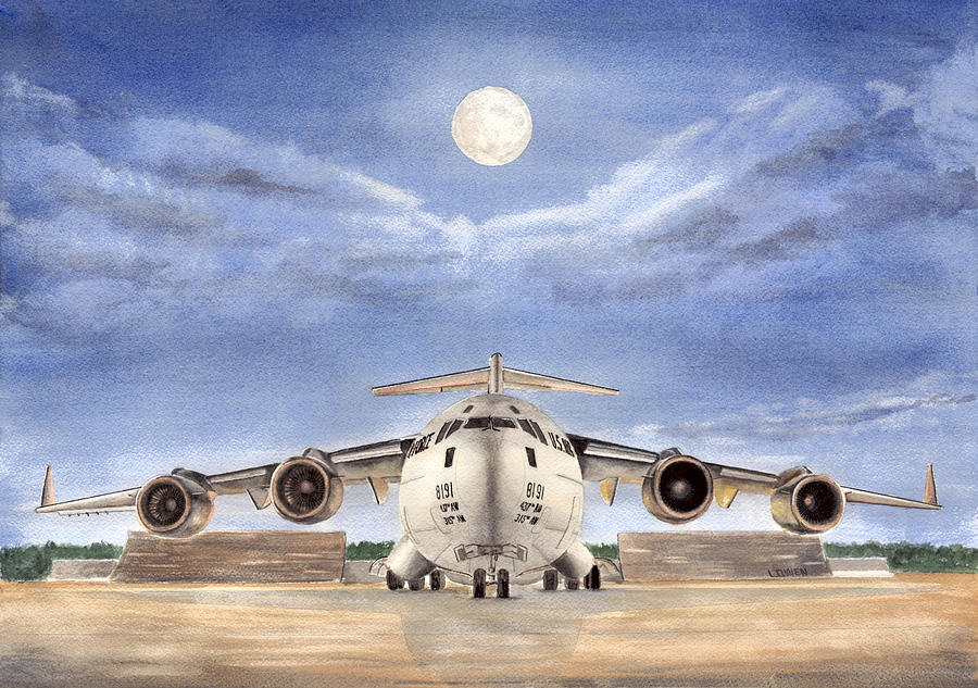 Jet Painting - pre-dawn Ready by Lane Owen